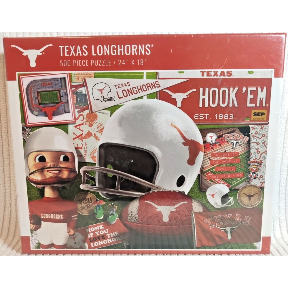 Texas Longhorns 500 Piece Puzzle "You the Fan" - NEW Sealed